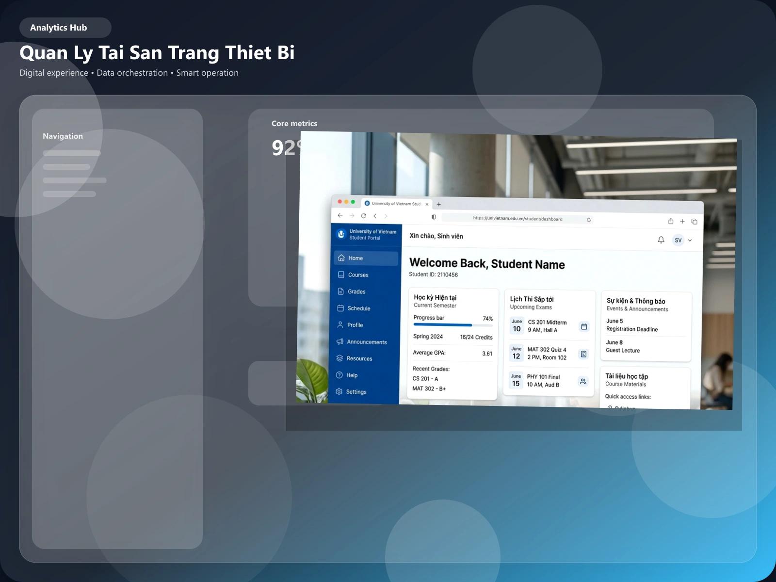 Quản lý tài sản trang thiết bị visual secondary 1