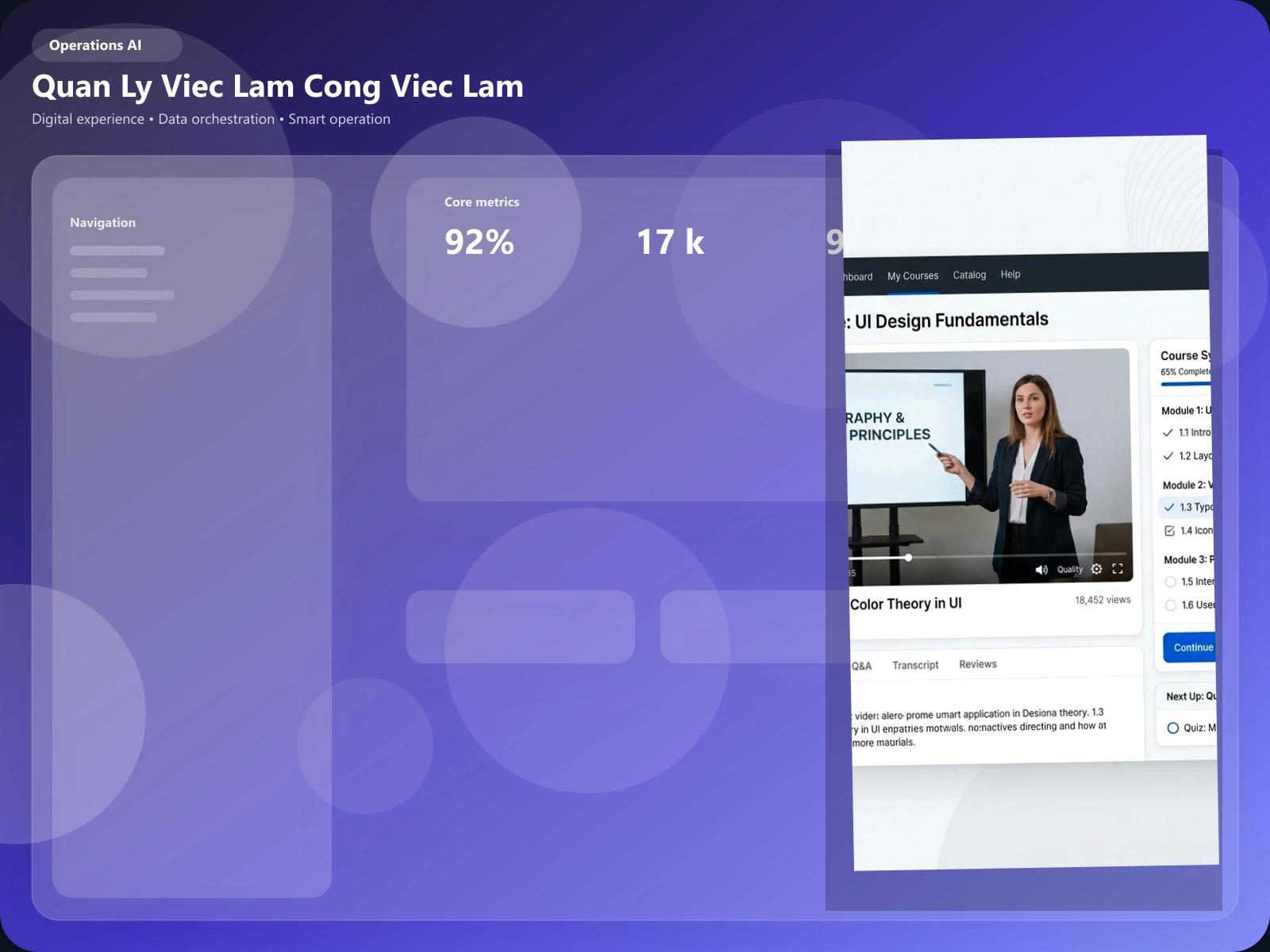 Quản lý việc làm / Cổng việc làm visual secondary 2